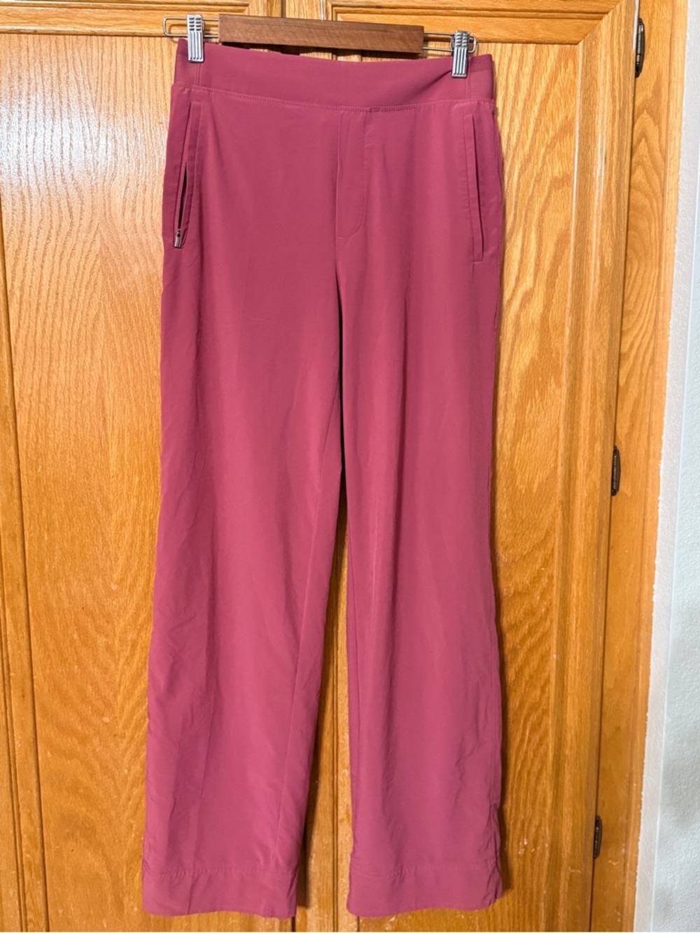 Athleta Brooklyn Mid Rise  Pant in rose pink 4